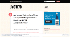 Desktop Screenshot of jyoti70.wordpress.com
