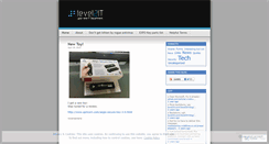 Desktop Screenshot of level2it.wordpress.com