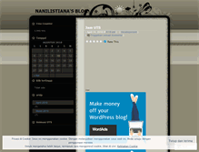 Tablet Screenshot of nanilistiana.wordpress.com