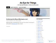 Tablet Screenshot of eyeforthings.wordpress.com