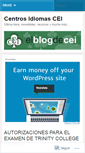 Mobile Screenshot of centrosidiomascei.wordpress.com