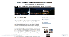 Desktop Screenshot of ideas2words.wordpress.com