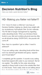 Mobile Screenshot of decisionnutrition.wordpress.com