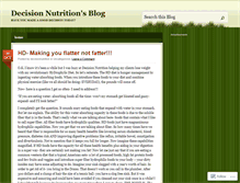 Tablet Screenshot of decisionnutrition.wordpress.com