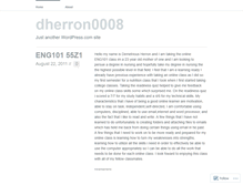 Tablet Screenshot of dherron0008.wordpress.com