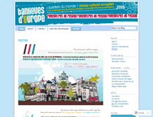 Tablet Screenshot of banlieuesdeuropemeeting09.wordpress.com