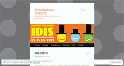 Desktop Screenshot of idis2011.wordpress.com