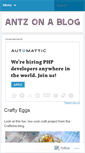 Mobile Screenshot of antzonablog.wordpress.com