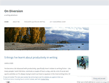 Tablet Screenshot of nowondiversion.wordpress.com