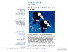 Tablet Screenshot of pinkindustry.wordpress.com