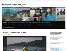 Tablet Screenshot of karimunjawaholiday.wordpress.com
