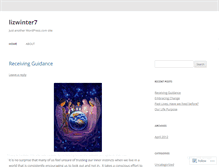 Tablet Screenshot of lizwinter7.wordpress.com