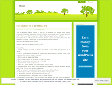 Tablet Screenshot of hidefan1982.wordpress.com