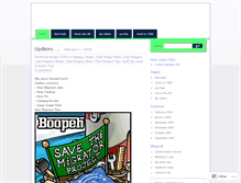 Tablet Screenshot of boopster.wordpress.com