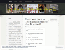 Tablet Screenshot of internationalshrineofjbj.wordpress.com
