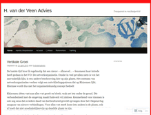 Tablet Screenshot of hvdveenadvies.wordpress.com