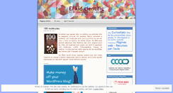 Desktop Screenshot of elkidcientific.wordpress.com