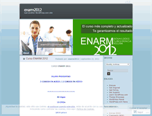 Tablet Screenshot of enarm2012.wordpress.com