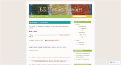 Desktop Screenshot of ezhomeschool.wordpress.com
