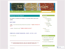 Tablet Screenshot of ezhomeschool.wordpress.com