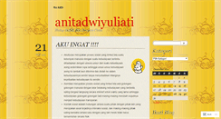 Desktop Screenshot of anitadwiyuliati.wordpress.com