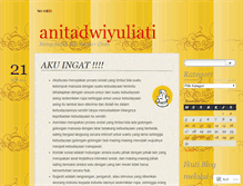 Tablet Screenshot of anitadwiyuliati.wordpress.com