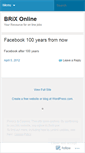 Mobile Screenshot of brixonline.wordpress.com