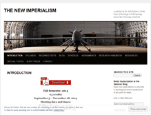 Tablet Screenshot of newimperialism.wordpress.com