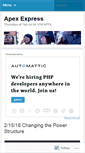 Mobile Screenshot of apexexpress.wordpress.com