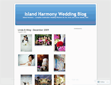 Tablet Screenshot of islandharmony.wordpress.com