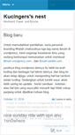 Mobile Screenshot of kucingers.wordpress.com