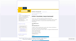 Desktop Screenshot of dunakesziallateledel.wordpress.com