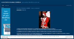 Desktop Screenshot of falangeautentica.wordpress.com