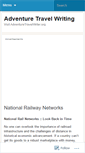 Mobile Screenshot of adventuretravelwriting.wordpress.com