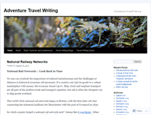 Tablet Screenshot of adventuretravelwriting.wordpress.com