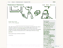 Tablet Screenshot of forgesianthinking.wordpress.com