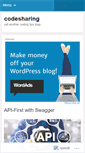 Mobile Screenshot of codesharing.wordpress.com