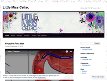 Tablet Screenshot of littlemissceliac.wordpress.com