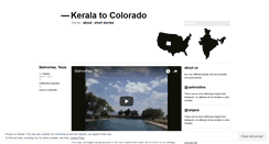 Desktop Screenshot of keralatocolorado.wordpress.com