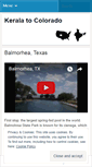 Mobile Screenshot of keralatocolorado.wordpress.com