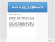 Tablet Screenshot of lease2ownchicagoland.wordpress.com