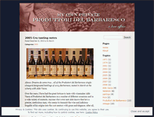 Tablet Screenshot of produttoridelbarbaresco.wordpress.com