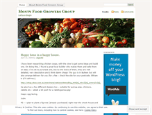 Tablet Screenshot of montyfoodgrowers.wordpress.com