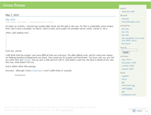 Tablet Screenshot of greenpumas.wordpress.com
