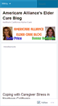 Mobile Screenshot of americarealliancehomecareca.wordpress.com