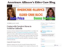 Tablet Screenshot of americarealliancehomecareca.wordpress.com