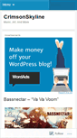 Mobile Screenshot of crimsonxskyline.wordpress.com