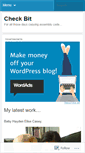 Mobile Screenshot of checkbit.wordpress.com