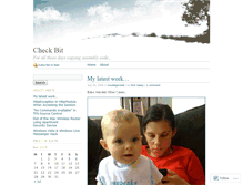 Tablet Screenshot of checkbit.wordpress.com