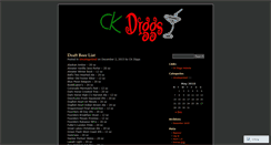 Desktop Screenshot of ckdiggs.wordpress.com